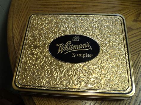 whitman's 14 piece sampler 175 years of tradition metal box|vintage whitman's sampler box.